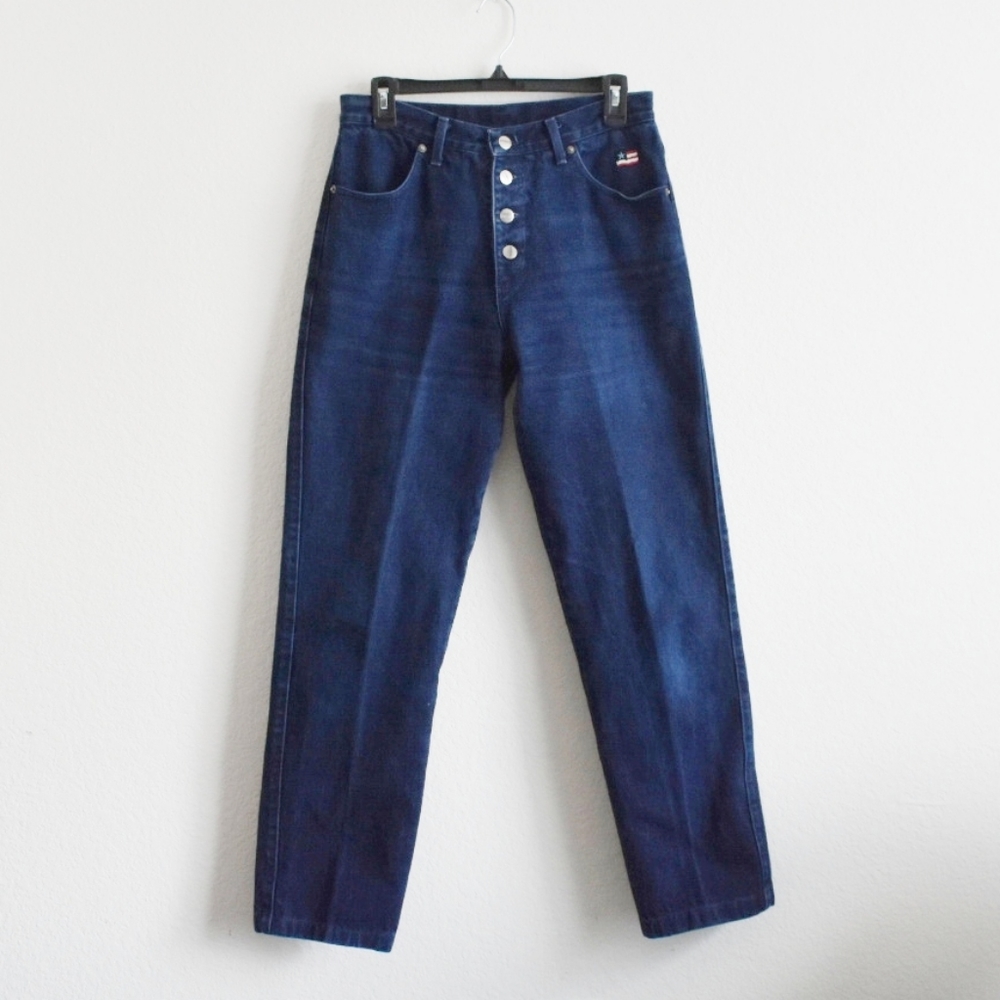 Vintage rare Roughrider by circle T American flag equestrian Western denim jeans